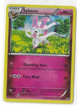 Sylveon - XY04 - Pokemon XY Promo Holo Rare Card MP/DMG - Image 1