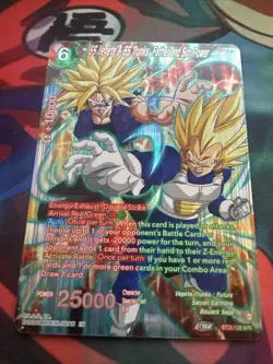 SS Vegeta & SS Trunks, Father and Son Power SPR BT25-128 Dragon Ball Super Card - Image 2