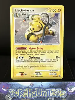 Pokemon Card Electivire 25/132 Secret Wonders Holo Rare Played - Image 1