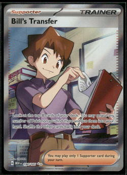 Pokemon Card - Scarlet & Violet 151 EN - Bill's Transfer - Ultra Rare (194/165) - Image 1