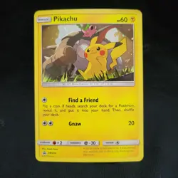 PIKACHU SM234 Black Star Promo Holo Pokemon Card NM - Image 1