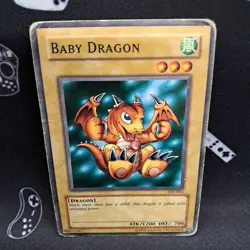 Baby Dragon SDJ-003 Unlimited Common DMG HP Heavy Play Yu-Gi-Oh! Card - Image 1