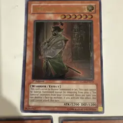 1x Yugioh Enishi, Shien's Chancellor Ultimate Rare GLAS-EN032 1st Edition LP - Image 2