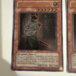 1x Yugioh Enishi, Shien's Chancellor Ultimate Rare GLAS-EN032 1st Edition LP - Image 3