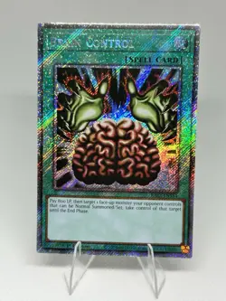 Yu-Gi-Oh! Brain Control RA03-EN154 Platinum Secret Rare 1st Edition NM-Mint - Image 1