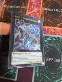 Yu-Gi-Oh! Number 91: Thunder Spark Dragon REDU-EN098 Ultimate Rare 1st Ed NM - Image 2