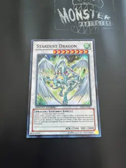 YUGIOH STARDUST DRAGON SUPER RARE SHSP-ENSE1 LIMITED EDITION - Image 1