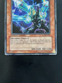 YUGIOH BARREL DRAGON SECRET RARE MC1-EN002 LIMITED EDITION PLAYED - Image 4
