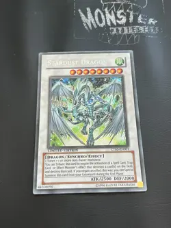 YUGIOH STARDUST DRAGON SECRET RARE CT05-EN001 LIMITED EDITION - Image 1