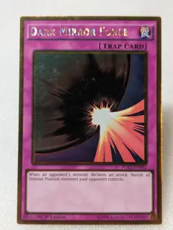 Yu-Gi-Oh Trading Card Game TCD Dark Mirror Force PGL3-EN092 1st Edition 1996 - Image 1