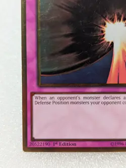 Yu-Gi-Oh Trading Card Game TCD Dark Mirror Force PGL3-EN092 1st Edition 1996 - Image 5