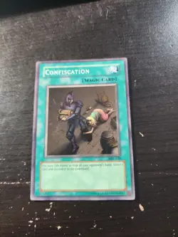 Yu-Gi-Oh! Confiscation MRL-038 Super Rare Unlimited Konami played y17 - Image 1