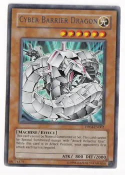 LP Yu-Gi-Oh! Unlimited Edition CYBER BARRIER DRAGON DP04-EN002 - Image 1