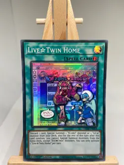 Live Twin Home - Super Rare 1st Edition GEIM-EN018 - NM - YuGiOh - Image 1