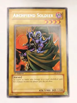 Yu-Gi-Oh! TCG Archfiend Soldier DCR-057 1st Edition Rare LP X2 - Image 1