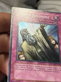 Solemn Judgment - DLG1-EN046 -LP - Super Rare - Unlimited Edition- Yu-Gi-Oh! TCG - Image 2