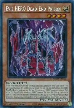 x1 Evil HERO Dead-End Prison - SUDA-EN002 - Secret Rare - 1st Edition Yu-Gi-Oh! - Image 1