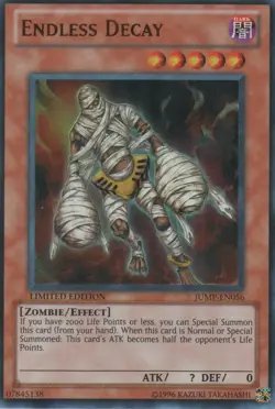 Yugioh! LP Endless Decay - JUMP-EN056 - Ultra Rare - Limited Edition Lightly Pla - Image 1