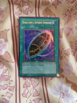 Burial From A Different Dimension 1ST ED Ultra Rare DP03-EN026 Yu-Gi-Oh! - Image 1