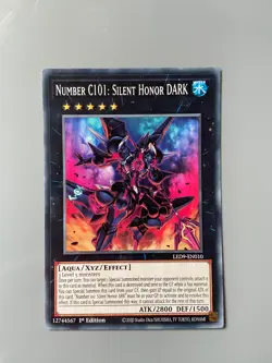 Number C101: Silent Honour DARK - Common 1st Edition LED9-EN010 Yugioh - Image 1
