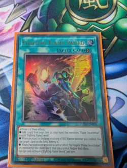 Yu-Gi-Oh - Fighting Flame Sword - Ultra Rare - 1st Edition MZMI-EN008 - Image 2