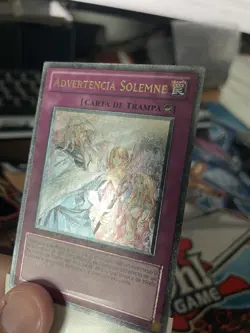 Yu-Gi-Oh! Solemn Warning Ultimate Rare DREV-SP077 SPANISH LP - Image 2