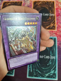 Yu-Gi-Oh! TCG Gladiator Beast Essedarii EXVC-EN086 Ultimate Rare 1st Edition NM - Image 3