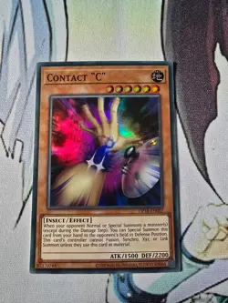 Contact "C" OP18-EN007 Super Rare Unlimited Edition M/NM Condition - Image 1