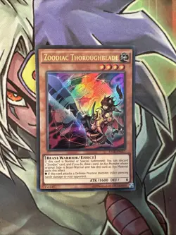 RATE-EN017 Zoodiac Thoroughblade Ultra Rare 1st Edition NM Yugioh Card - Image 1