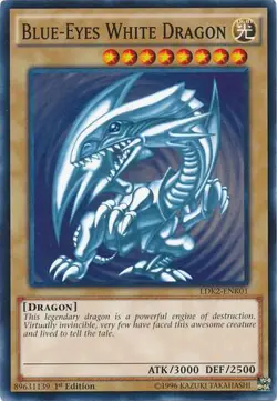 Blue-Eyes White Dragon - LDK2-ENK01 - Common Limited Edition NM Yugioh - Image 1