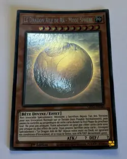 Yu-Gi-Oh LE DRAGON AILE DE RA - MODE SPHERE - GFP2-FR180 - GHOST NM/M RESERVE - Image 1
