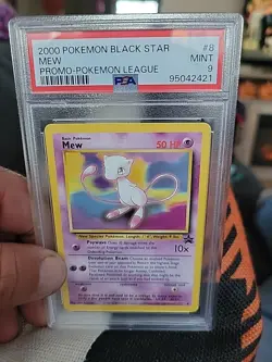 Pokemon - Mew - Black Star Promo 8 Pokemon League - 2000 PSA 9 - Image 1