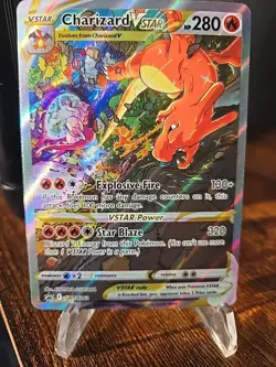 Charizard VSTAR - SWSH262 - Black Star Promo - NM - Pokemon FULL ART - Image 2