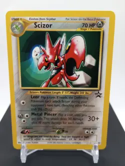 Scizor #33 - 1999 Pokemon WoTC Black Star Promo - Image 1