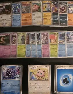 Pokemon 151 (English) TCG Bulk Lot- 26 Rev & Holo + 169 Commons/Uncommons - Image 1