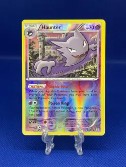 Pokemon TCG Haunter 34/83 X&Y Generations XY Reverse Holo English 2016 LP - Image 1