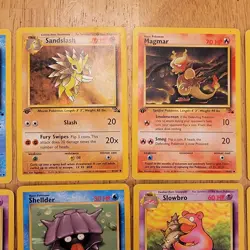 Pokemon TCG 1st Edition Fossil Lot Non-Holo 19 Cards Total Vintage 1999 - Image 3