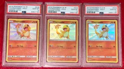 PSA 10 2019 Pokemon S & M Charmander -Holo Hidden Fates #SV6 X3 Sequential Shiny - Image 1