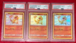 PSA 10 2019 Pokemon S & M Charmander -Holo Hidden Fates #SV6 X3 Sequential Shiny - Image 2