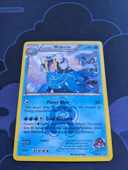 Team Aqua's Walrien 5/34 Pokemon Card Holo Rare Pokemon TCG XY Double Crisis NM - Image 2
