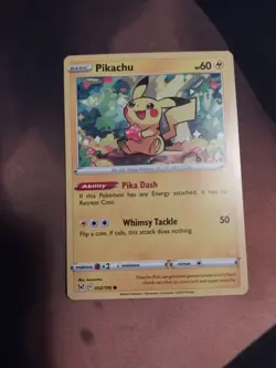 Pokemon TCG Pikachu Sword & Shield - Lost Origin 052/196 Regular Common-NM - Image 1