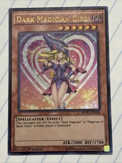 Yu-Gi-Oh! TCG Dark Magician Girl MVP1-EN056 1st Edition Ultra Rare LP - Image 1