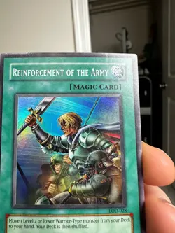 Reinforcement Of The Army - LOD-028 - Super Rare - Unlimited Edition YGO - Image 2