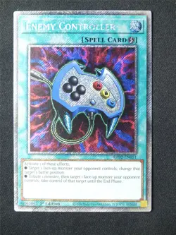 Enemy Controller RA02 Platinum Secret Rare - 1st ed Yugioh Card #5GT - Image 1