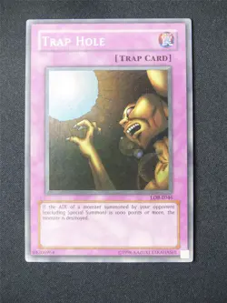 Trap Hole LOB Super Rare - Yugioh Card #1SC - Image 1