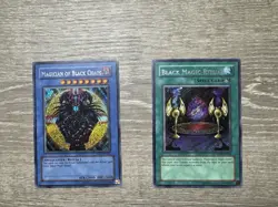 Yu-Gi-Oh Magician of Black Chaos & Black Magic Ritual Card. Secret Rare, PP01 - Image 1