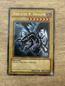 Red-Eyes B. Dragon LOB-E056 Unlimited Yu-Gi-Oh Card - Image 1