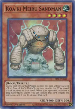 Yugioh! LP Koa'ki Meiru Sandman - SESL-EN049 - Super Rare - 1st Edition Lightly - Image 1