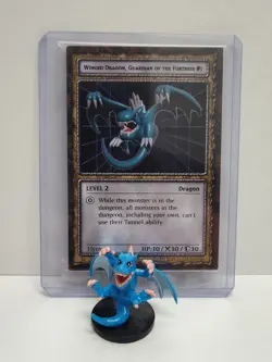 Yu-Gi-Oh Dungeon Dice Monsters - Figure & Card - Winged Dragon Guradian Fortress - Image 1