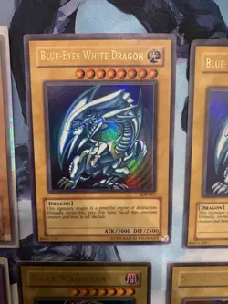 Vintage Yugioh Card Lot Blue Eyes, Dark Magician, Red Eyes, Exodia And Binder - Image 3